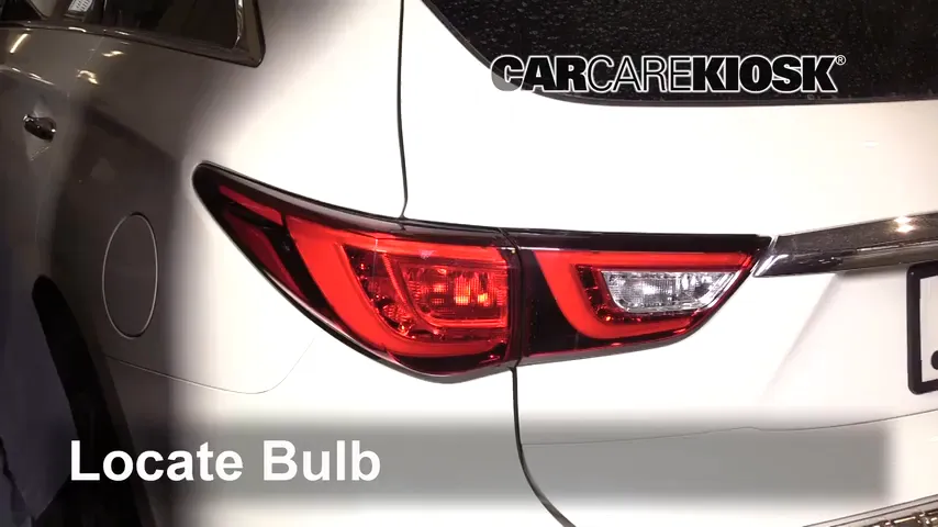 2016 Infiniti QX60 3.5L V6 Lights Turn Signal - Rear (replace bulb)